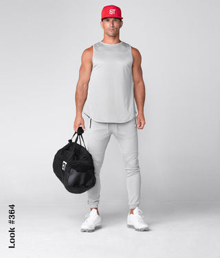 Born Tough Momentum Reflective Design Tank Top For Men Steel Gray