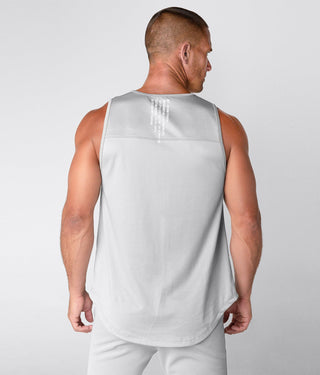 Born Tough Momentum 4-Way Stretch Tank Top For Men Steel Gray