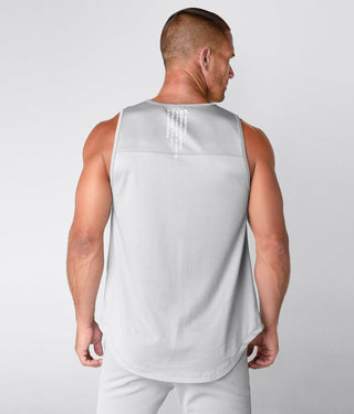 Born Tough Momentum 4-Way Stretch Tank Top For Men Steel Gray