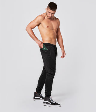 Born Tough Momentum Fitted Signature Bodybuilding Jogger Pants For Men Black
