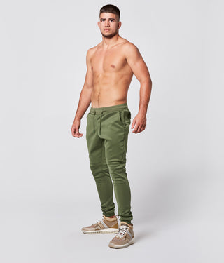 Born Tough Momentum Fitted Signature Bodybuilding Jogger Pants For Men Military Green