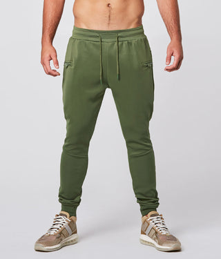 Born Tough Momentum Athletic Track Suit Jogger Pants Military Green