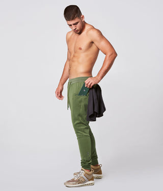 Born Tough Momentum Bodybuilding Track Suit Jogger Pants Military Green