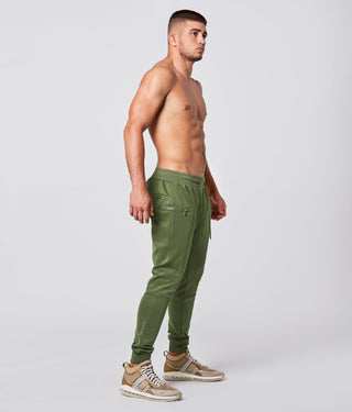 Born Tough Momentum Athletic Track Suit Jogger Pants Military Green