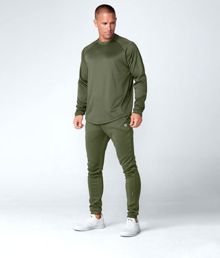 Born Tough Momentum 4-way Stretch Long Sleeve T-Shirt For Men Military Green
