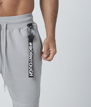 Born Tough Slim Fit Running Plain Jogger Pants For Men Steel Grey