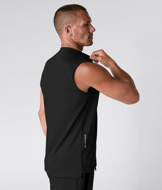 Born Tough Momentum 4-way Stretch Sleeveless T-Shirt For Men Black