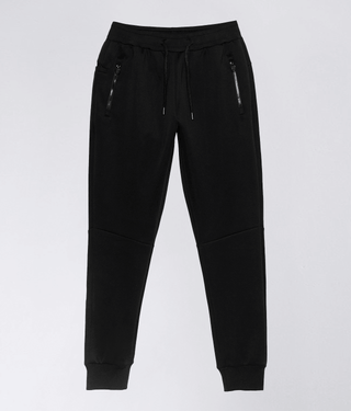 Born Tough Momentum 4-way Stretch Zipper Jogger Pants For Men Black