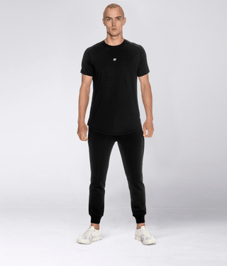 Born Tough Momentum Heat Sealed Zipper Jogger Pants For Men Black