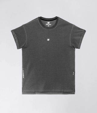 Born Tough Short Sleeve Breathable Back Roll T-Shirt For Men Grey