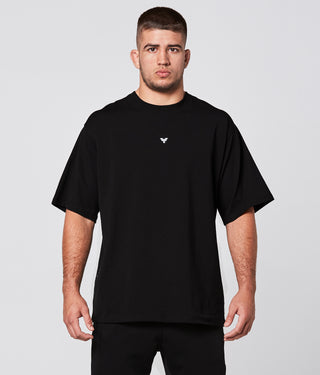 Born Tough Short Sleeve Crossfit Oversized Shirt For Men Black
