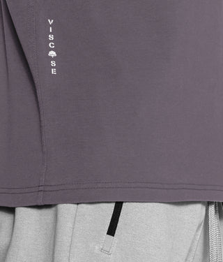 Born Tough Short Sleeve Bodybuilding Oversized Shirt For Men Grey