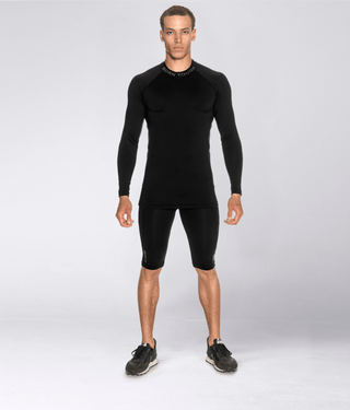 Born Tough Men's Gravity Pockets Compression Shorts Black