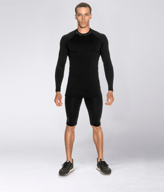 Born Tough Men's Maximum Performance Compression Shorts Black
