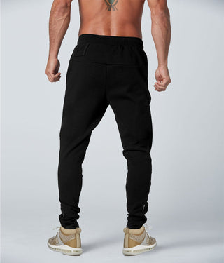 Born Tough Slim Fit Athletic Plain Jogger Pants For Men Black