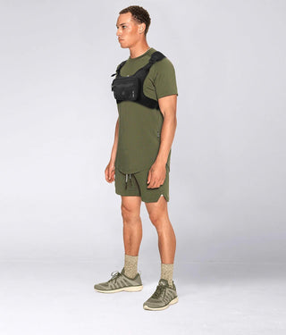 Born Tough Utility Multiple Internal Pockets Training Chest Rig Bag Black