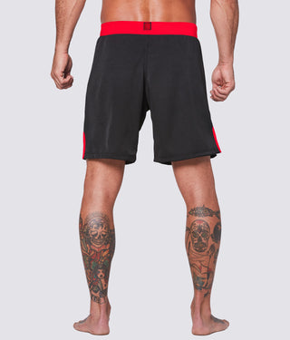 Black Jack Red Training Shorts for Men
