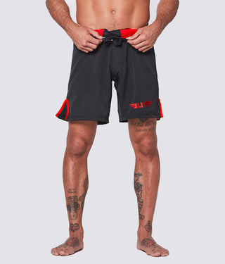 Black Jack Red Training Shorts for Men