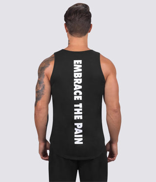 Elite Sports Flatlock Seams Black Men Training Tank Top