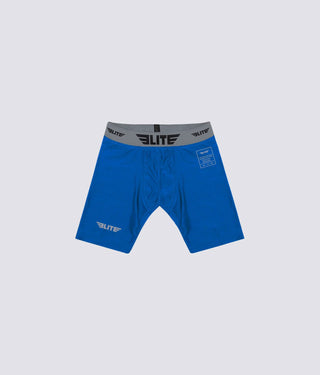 Adults' Blue Compression Judo Shorts