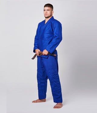 Essential Blue Brazilian Jiu Jitsu Gi BJJ Uniform for Men