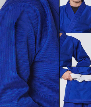 Essential Blue Brazilian Jiu Jitsu BJJ Gi Unifrom for Kids