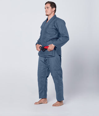Essential Gray Brazilian Jiu Jitsu Gi BJJ Uniform for Men