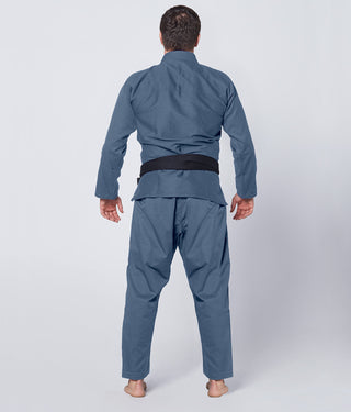 Essential Gray Brazilian Jiu Jitsu Gi BJJ Uniform for Men
