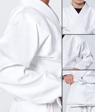 Essential White Brazilian Jiu Jitsu BJJ Gi Unifrom for Kids