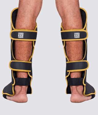 Adults' Star Golden Muay Thai Shin Guards