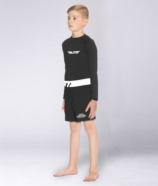 Kids' Black Jack White Kids Training Shorts