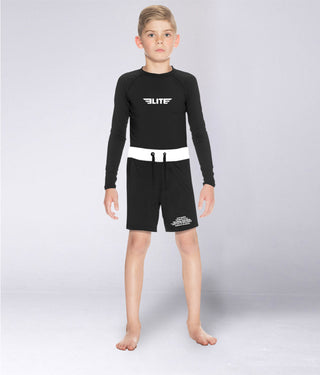 Kids' Black Jack White Kids Training Shorts