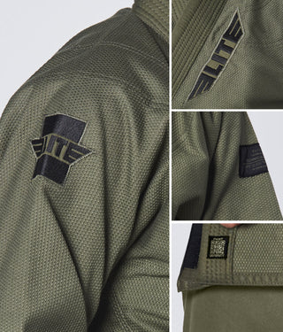 Core Green Brazilian Jiu Jitsu Gi BJJ Uniform for Women