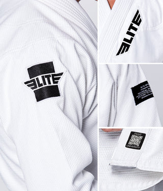 Core White Brazilian Jiu Jitsu BJJ Gi Unifrom for Women