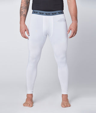 Men's Plain White Compression Karate Spat Pants