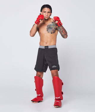 Adults' Essential Red MMA Half Mitts Grappling Gloves