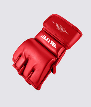 Adults' Essential Red MMA Half Mitts Grappling Gloves