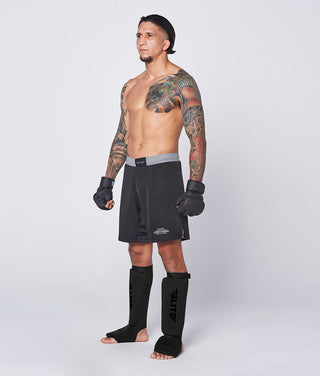 Standard Black/Black Training Shin Guards for Adults
