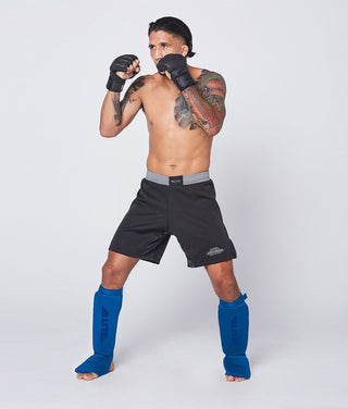 Adults' Standard Blue Taekwondo Shin Guards