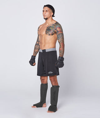 Adults' Standard Gray Taekwondo Shin Guards