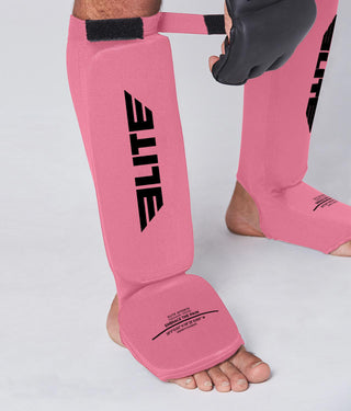Standard Pink Training Shin Guards for Adults