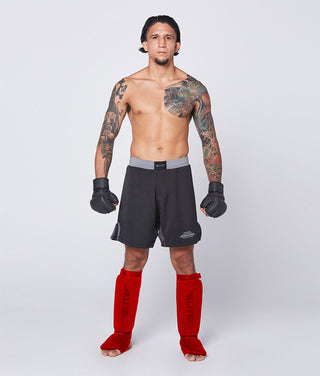 Adults' Standard Red Wrestling Shin Guards