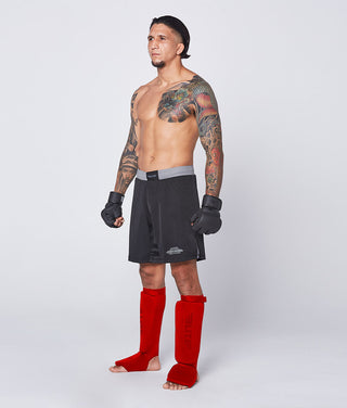Adults' Standard Red Wrestling Shin Guards
