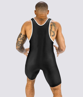 Elite Sports Standard Series USAW Approved Black Wrestling Singlets 