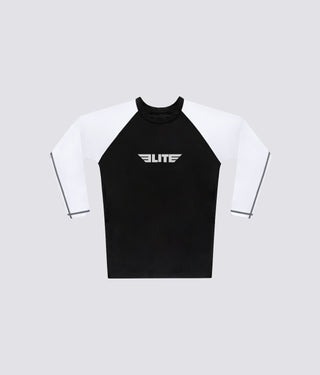 Kids' Standard White Long Sleeve NO-GI Rash Guard