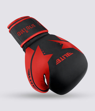Adults' Star Black/Red Muay Thai Gloves