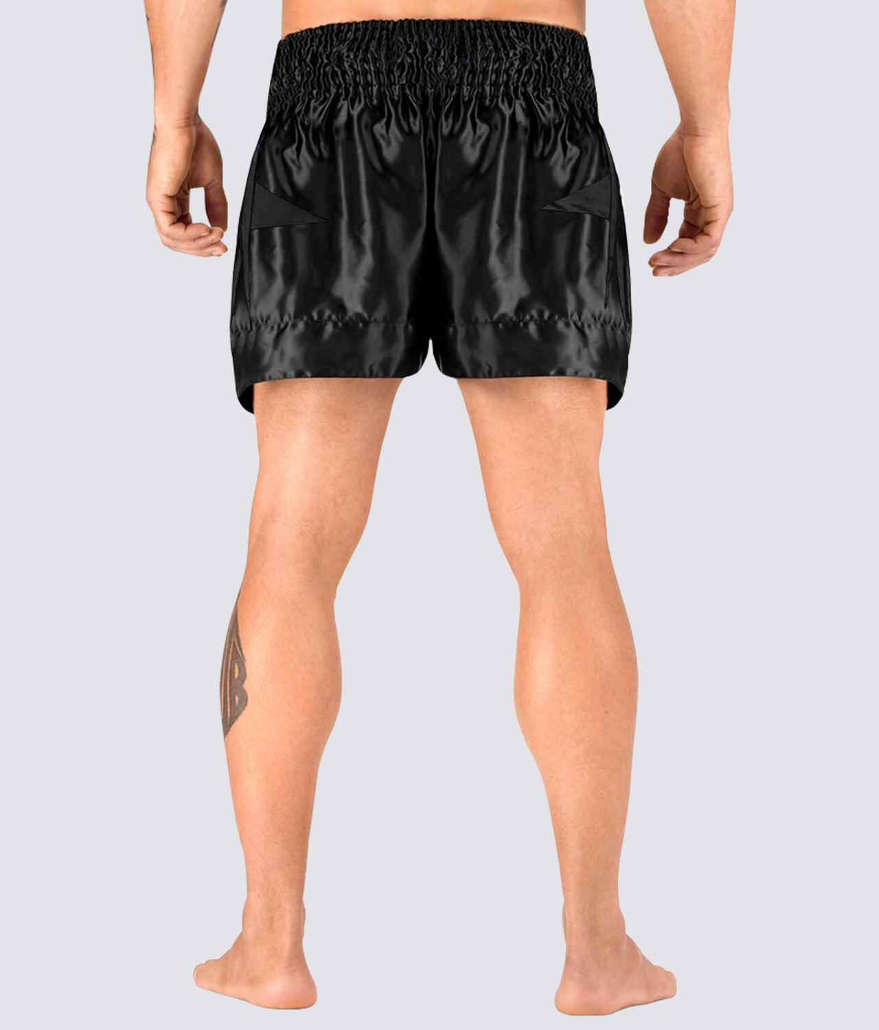 Elite Sports Star Series Sublimation Adjustable Waist Black/Black Muay Thai Shorts