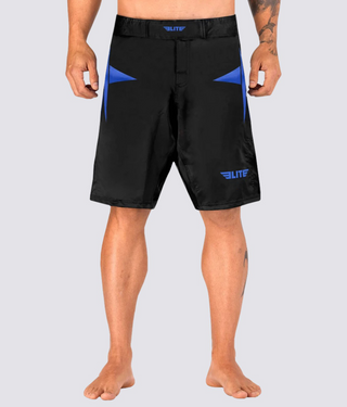 Star Sublimation Black/Blue Training Shorts for Adults