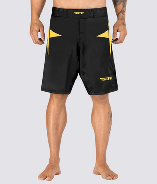 Adults' Star Sublimation Black/Gold Training Shorts
