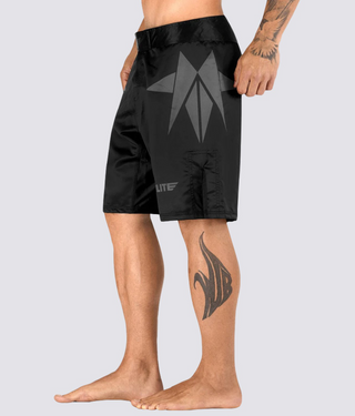 Star Sublimation Black/Gray Training Shorts for Adults